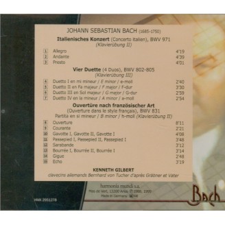 BACH - Gilbert - Concerto italien, pour clavier en fa majeur BWV.971..